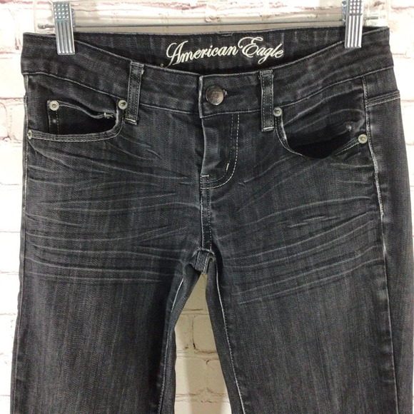 American Eagle Live Your Life Gray / Black Jeans - Picture 2 of 10